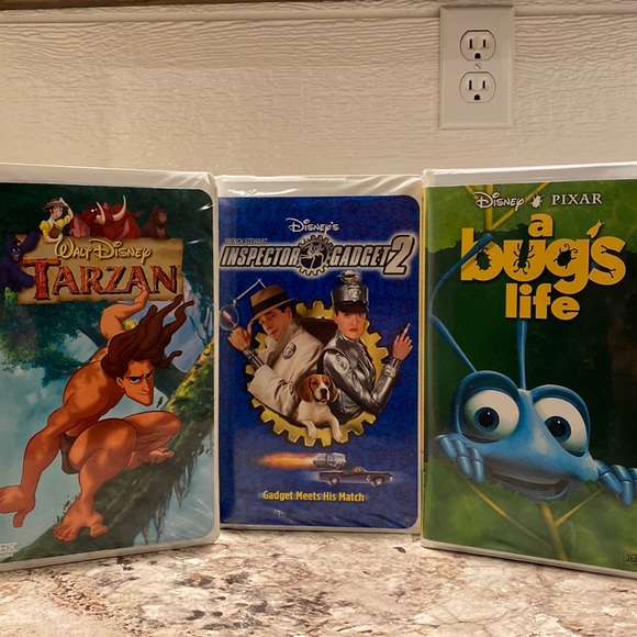 Walt Disney VHS Tapes - Lot of 3